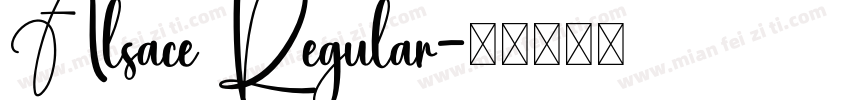 Alsace Regular字体转换